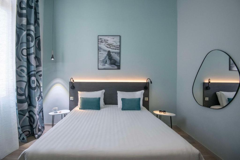 Postel nebo postele na pokoji v ubytování Best Western Alba