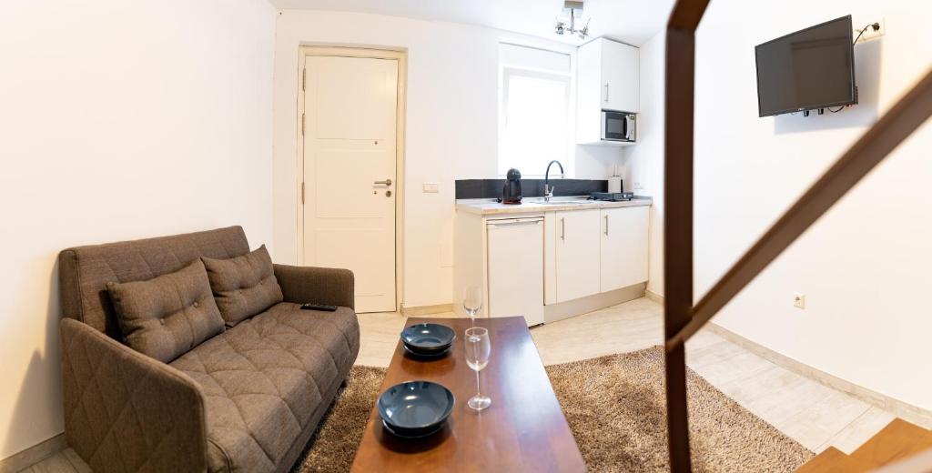 Kuchyň nebo kuchyňský kout v ubytování GAV Cerrillo