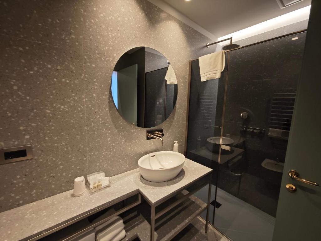 Koupelna v ubytování Hotel Campiello