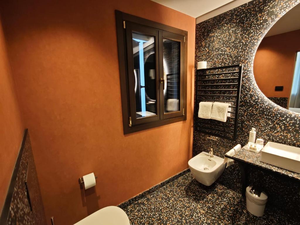 Koupelna v ubytování Hotel Campiello