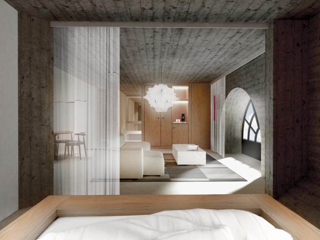 Una habitación de hotel con cama en Ottilia Heritage, en Copenhague