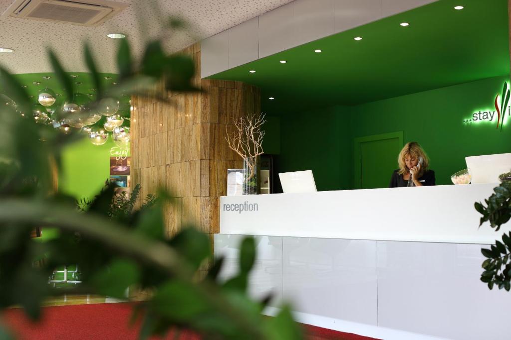 Vstupní hala nebo recepce v ubytování Harmony Club Hotel