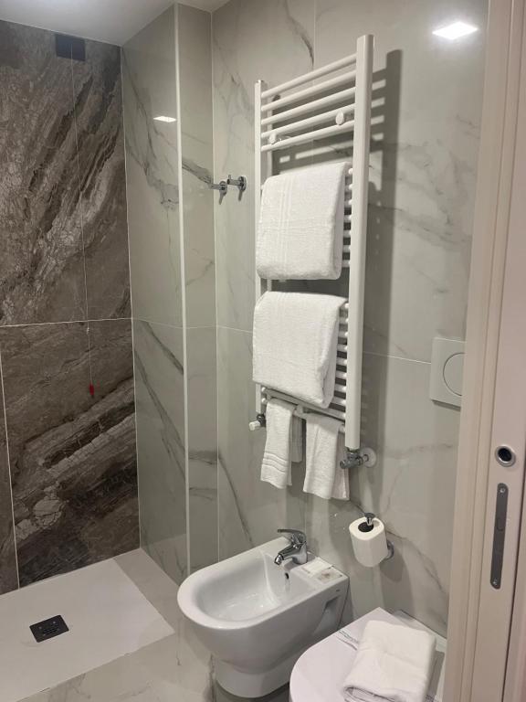 Koupelna v ubytování Jr Hotels Bocconi Milano