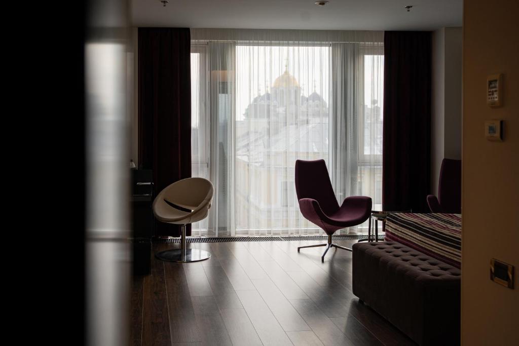 Posezení v ubytování 11 Mirrors Design Hotel