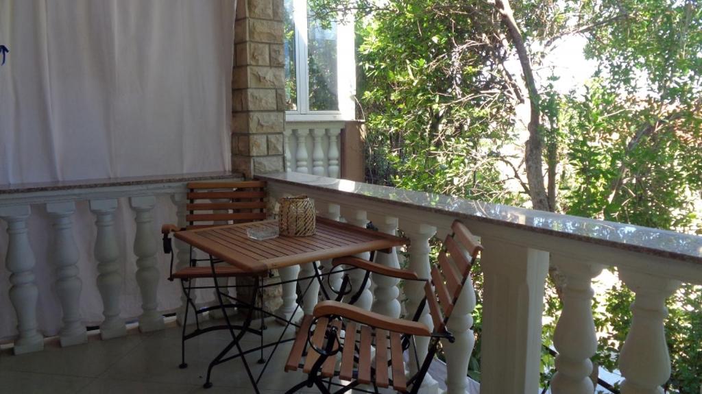 Balkón nebo terasa v ubytování Studio Apartment in Biograd na Moru with Balcony, Air Conditioning, Wi-Fi, Dishwasher (4818-3)