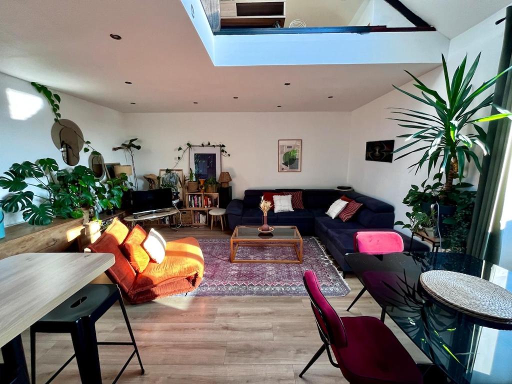 Posedenie v ubytovaní Bel appartement, proche plages pour 4 personnes, 2 chambres