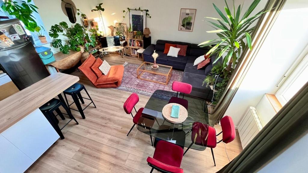 Posedenie v ubytovaní Bel appartement, proche plages pour 4 personnes, 2 chambres