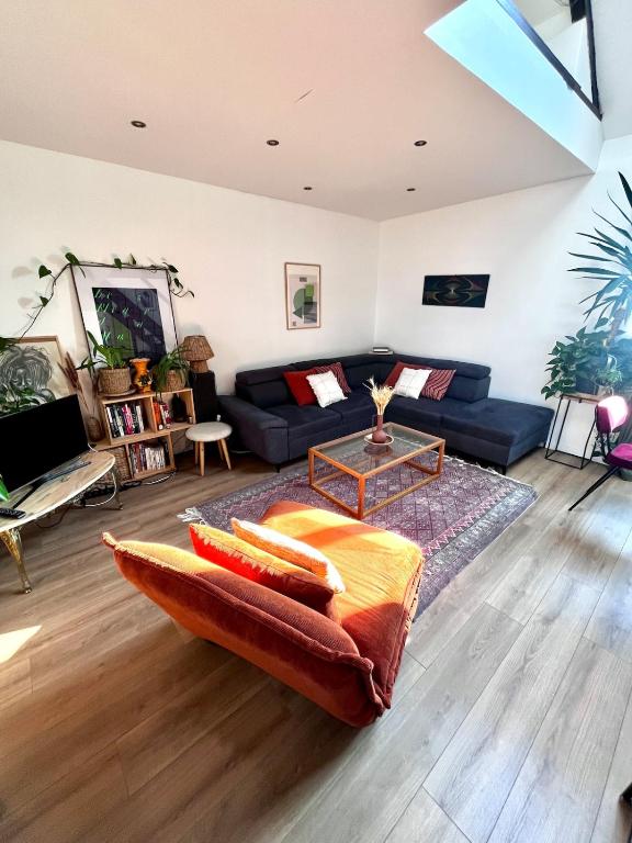 Posedenie v ubytovaní Bel appartement, proche plages pour 4 personnes, 2 chambres