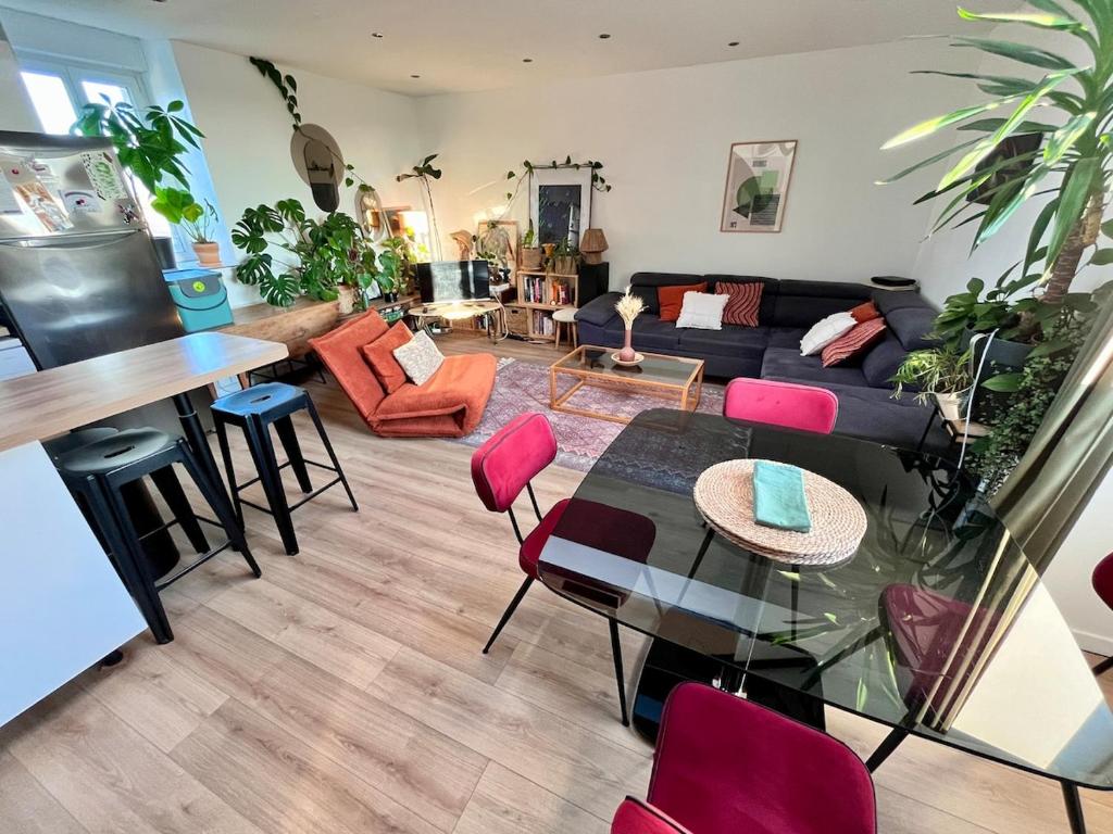 Posedenie v ubytovaní Bel appartement, proche plages pour 4 personnes, 2 chambres