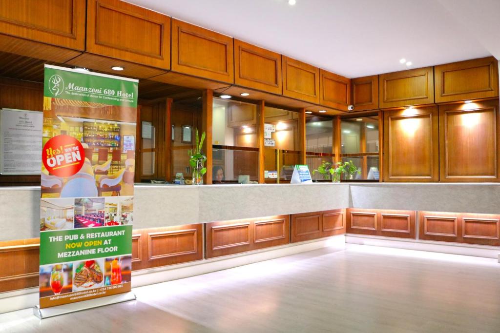 Kuchyň nebo kuchyňský kout v ubytování Maanzoni 680 HOTEL
