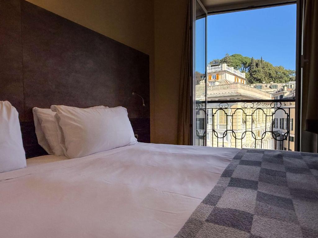 Postel nebo postele na pokoji v ubytování Best Western Hotel Metropoli