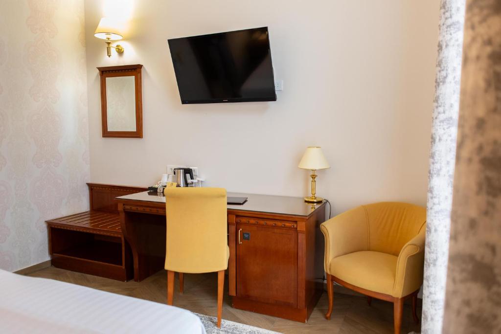 Postel nebo postele na pokoji v ubytování Hotel Waldinger