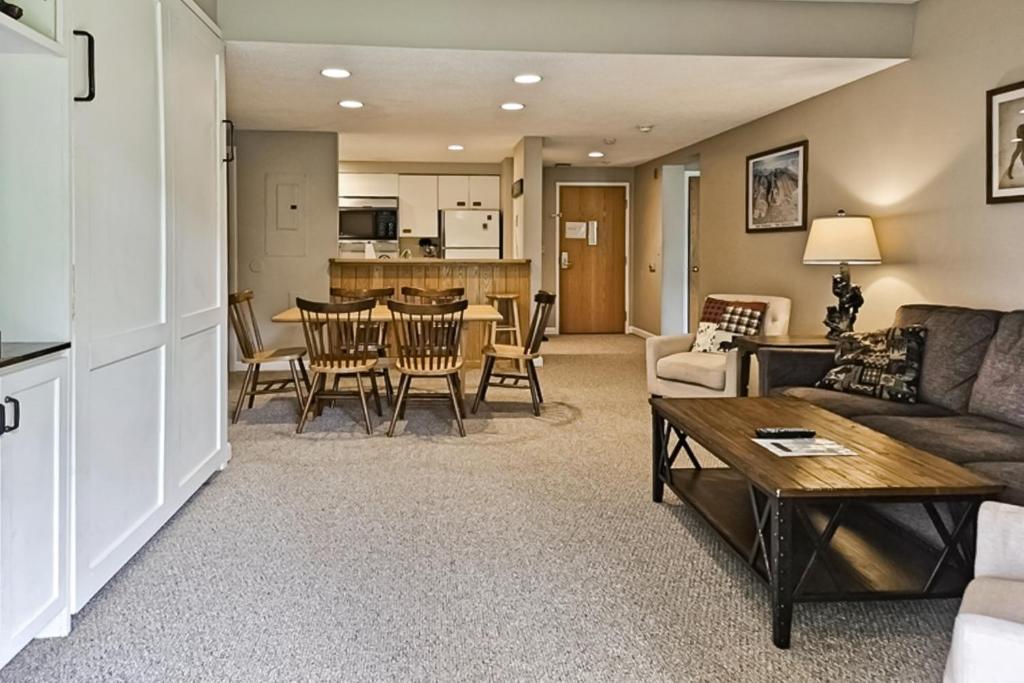 Χώρος καθιστικού στο Riverview Condo at Rivergreen