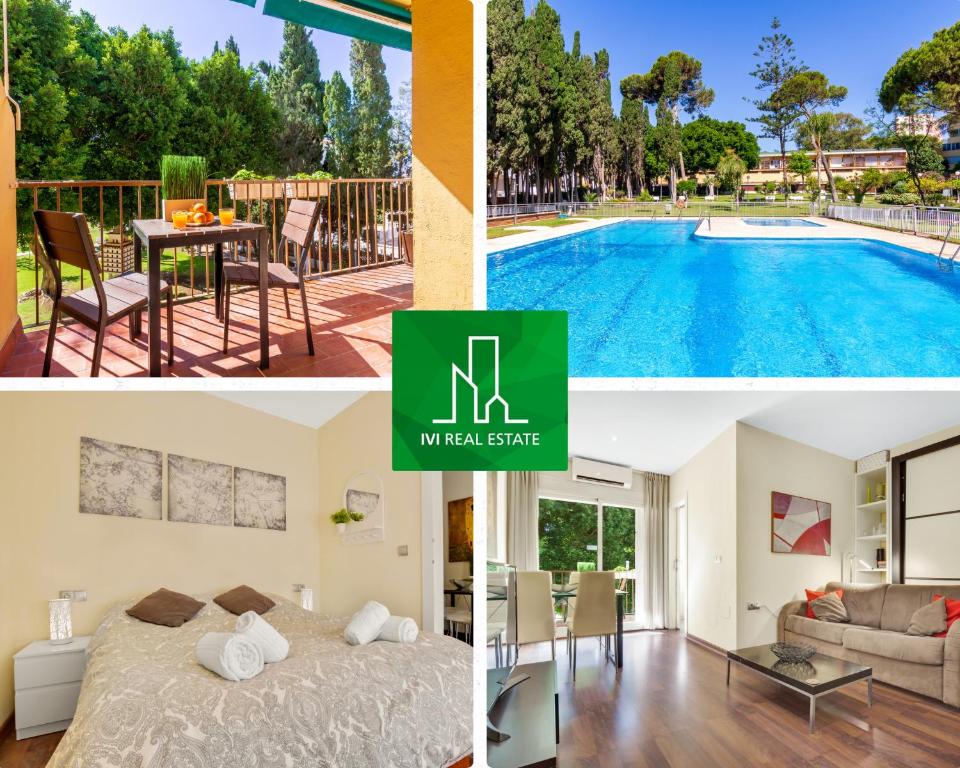 Bazén v ubytování Rocio Anexo by IVI Real Estate nebo v jeho okolí