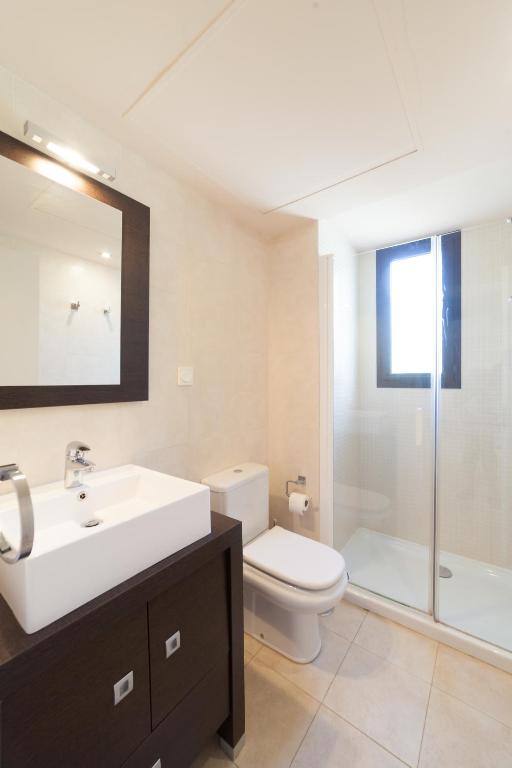 Koupelna v ubytování Apartamento con impresionantes vistas al mar