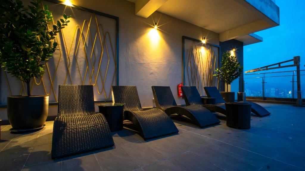 Posezení v ubytování Moonway Luxury Suites At The Manor Residence KLCC