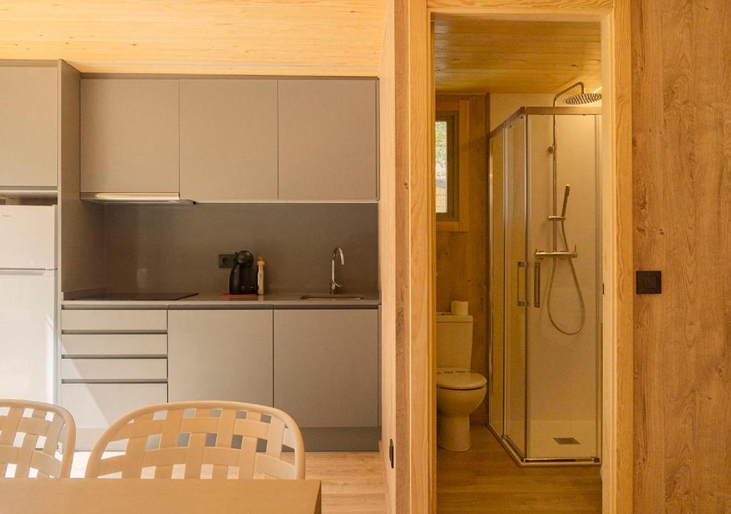 Koupelna v ubytování CAMPING SÈNIA RUPIT