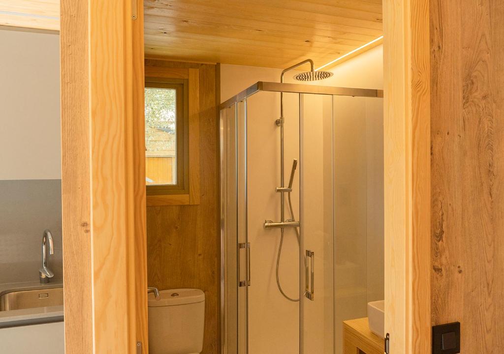 Koupelna v ubytování CAMPING SÈNIA RUPIT