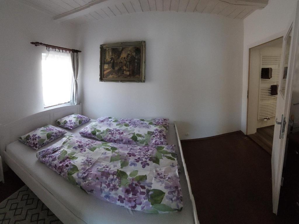 Postel nebo postele na pokoji v ubytování Chata Chlumík
