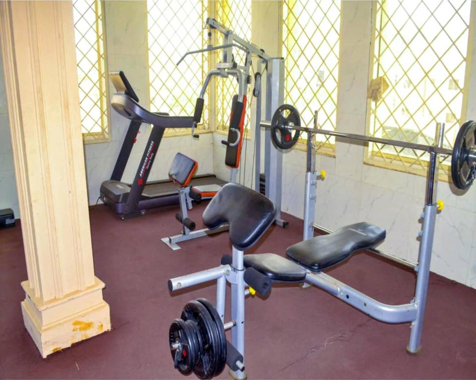 Fitness centrum a/nebo fitness zařízení v ubytování Tofana Hotel and Event Center