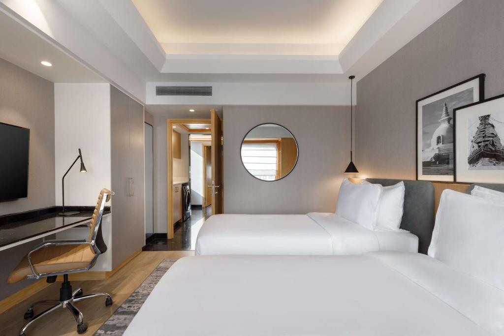 Krevet ili kreveti u jedinici u okviru objekta Radisson Hotel Kathmandu