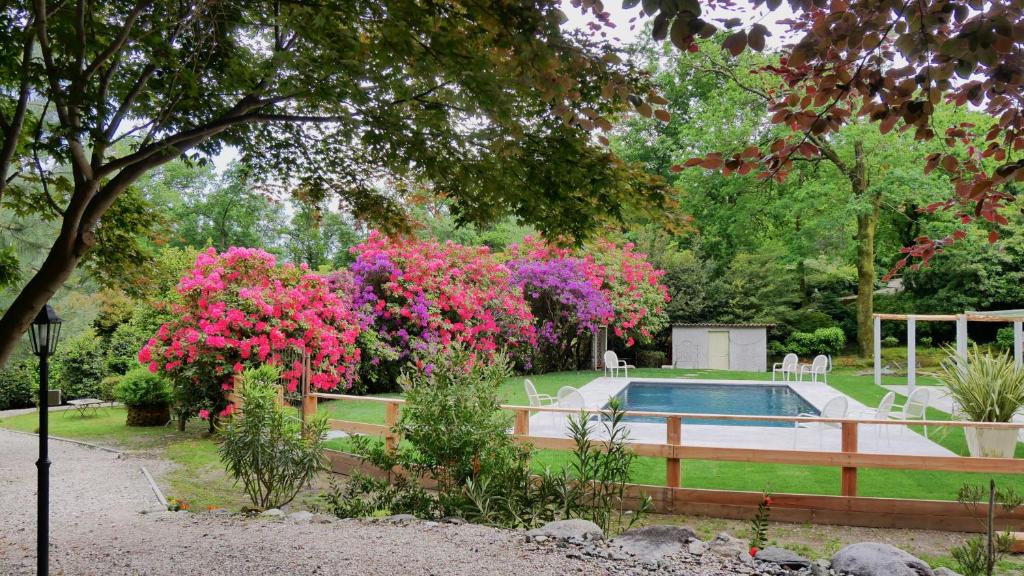 Zahrada ubytování Eco-Resort Parco Botanico Fiorlago
