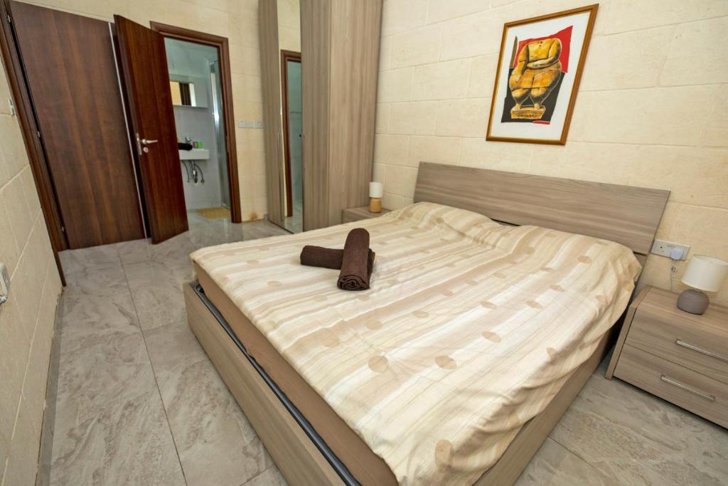 Postel nebo postele na pokoji v ubytování Holiday Home with Private Pool in Gozo