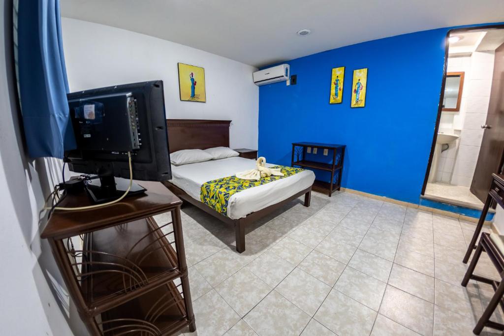 Postel nebo postele na pokoji v ubytování Hotel Ziami