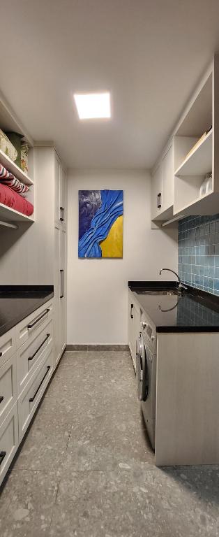 Kuchyň nebo kuchyňský kout v ubytování Pousada Chalé Poder das Pedras