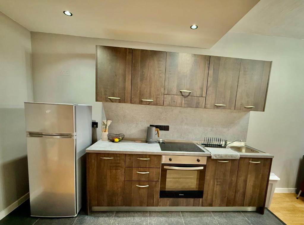 Kuchyň nebo kuchyňský kout v ubytování Stylish 2BR in central StJulians