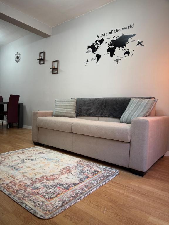Posezení v ubytování Stylish 2BR in central StJulians