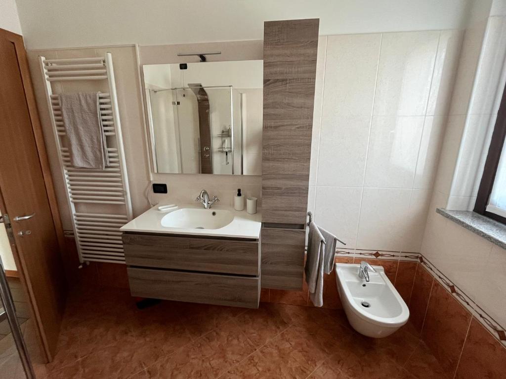 Koupelna v ubytování Casa Laetitia