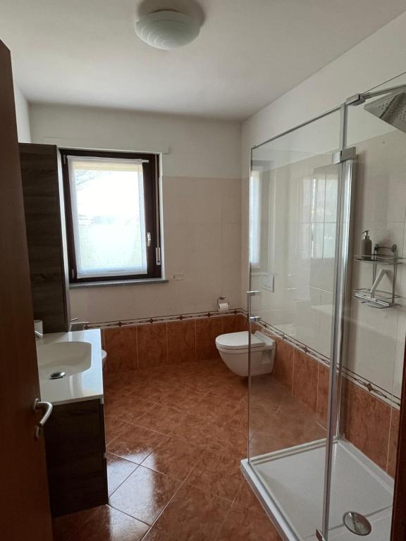 Koupelna v ubytování Casa Laetitia