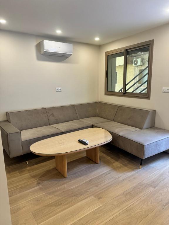 Posezení v ubytování belle vue appartement al hoceima