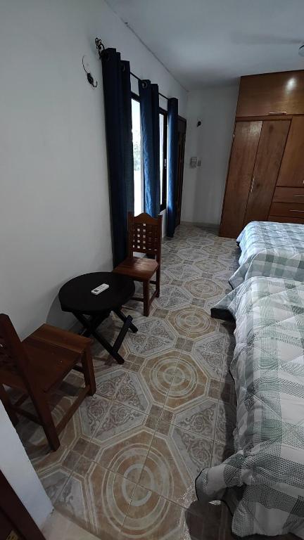 Postel nebo postele na pokoji v ubytování Habitacion Codice Maya 1