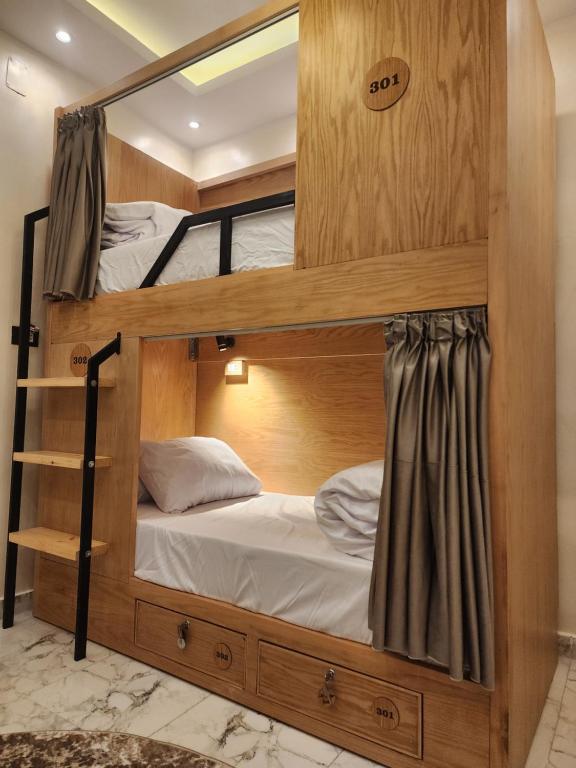 Postel nebo postele na pokoji v ubytování City Center Hostel