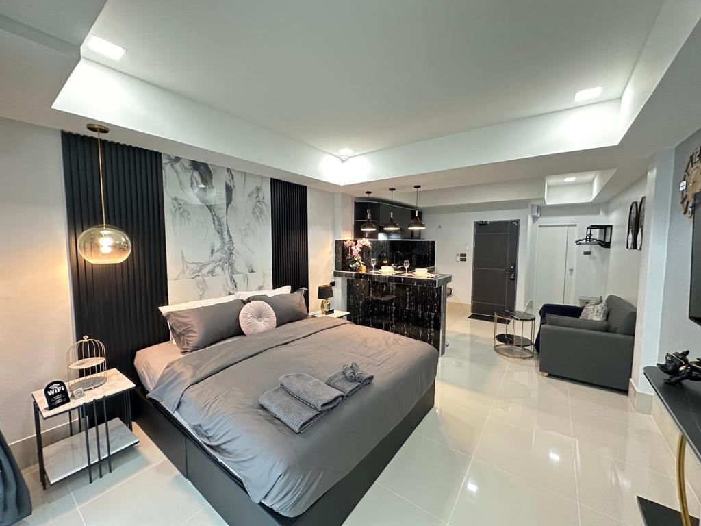 Ένα ή περισσότερα κρεβάτια σε δωμάτιο στο VIRAPLACe2#