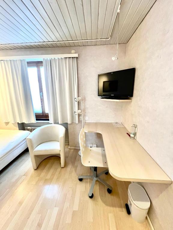 TV a/nebo společenská místnost v ubytování Seiler's Hotel