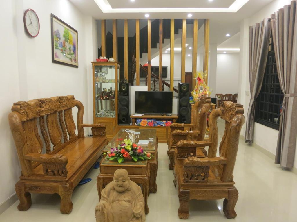 Posezení v ubytování Azalea Homestay
