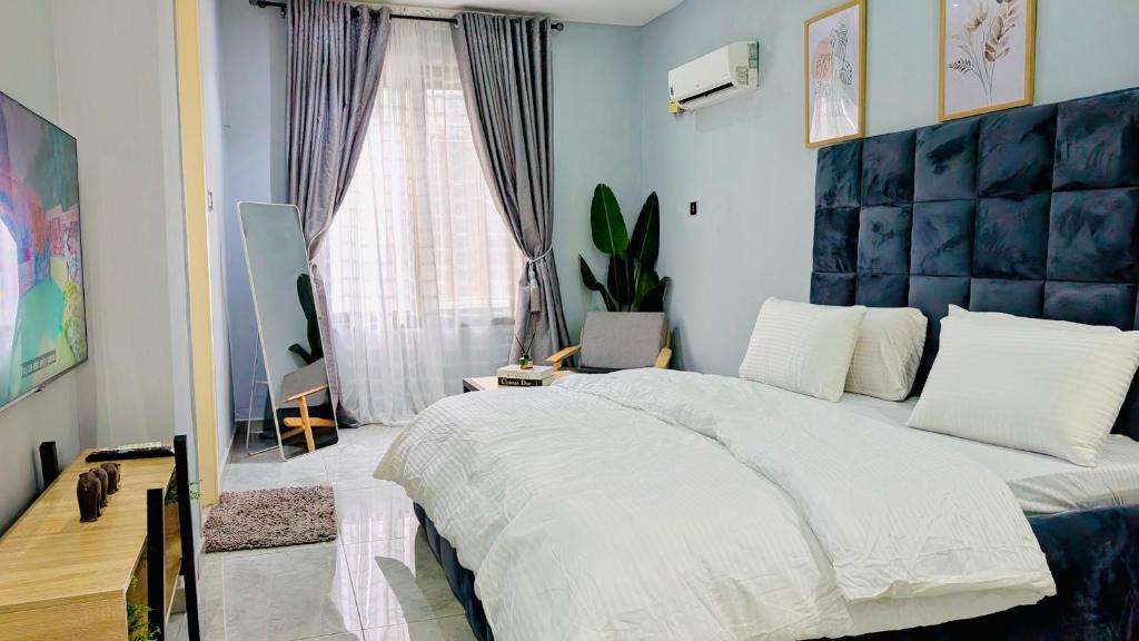 Postel nebo postele na pokoji v ubytování Seven Space Coliving