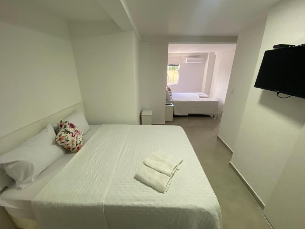 Postel nebo postele na pokoji v ubytování Hotel Sur Brasil