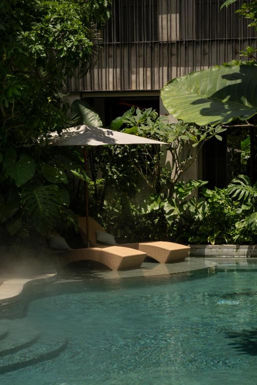 Bazén v ubytování The Kemilau Ubud nebo v jeho okolí