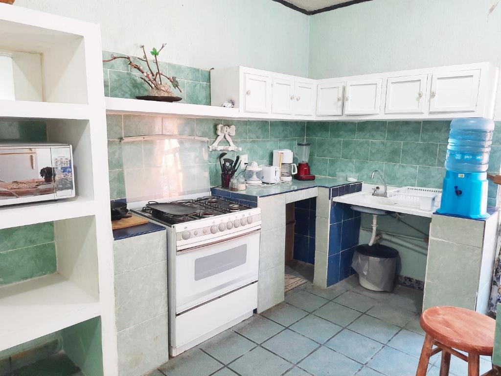 Kuchyň nebo kuchyňský kout v ubytování Posada Casa Sofía