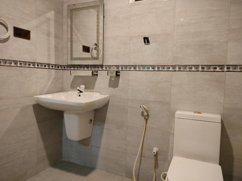 Koupelna v ubytování Taj Residence