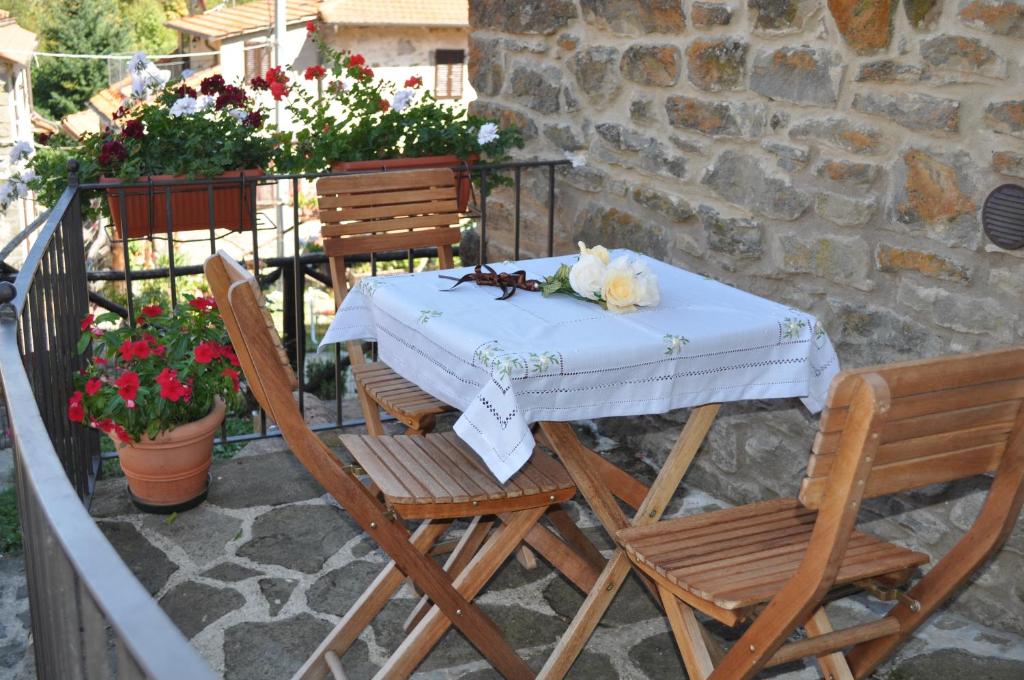 Balkón nebo terasa v ubytování Casa Vacanze Le Antiche Pietre