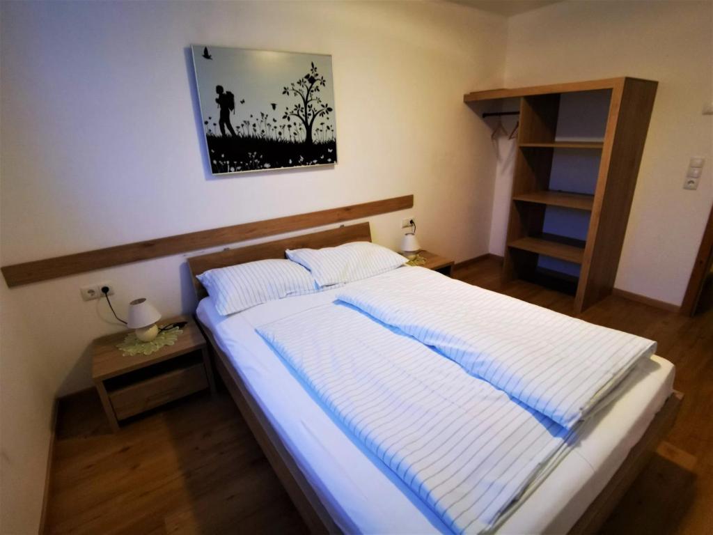 A bed or beds in a room at 4 star holiday home in Gaal im Murtal