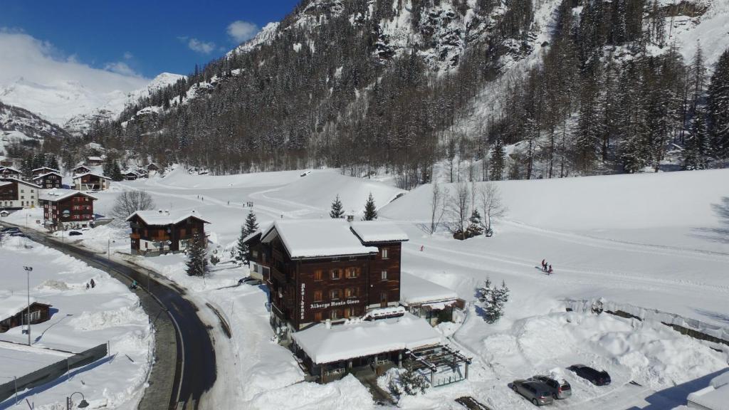 B&B Monte Giove Formazza v zimě