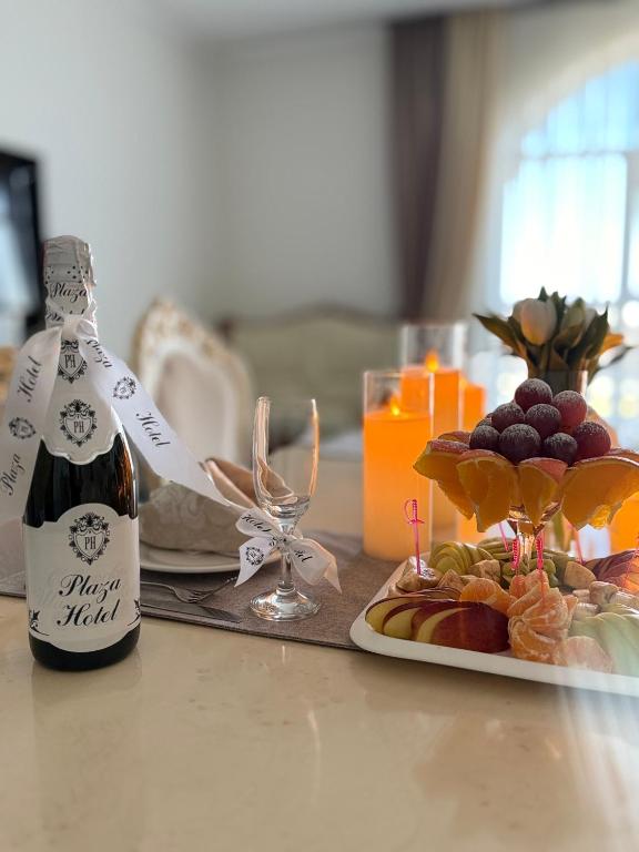 Nápoje v ubytování Plaza Hotel Bishkek