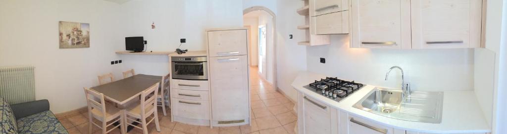Kuchyň nebo kuchyňský kout v ubytování Residence Cima Tosa