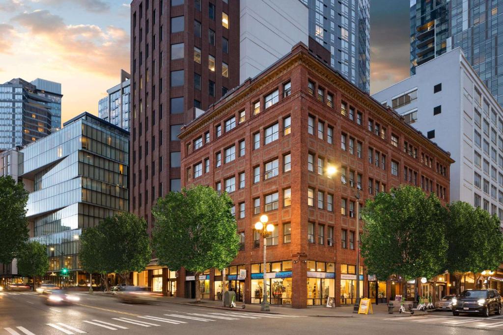 Nespecifikovaný výhled na destinaci Seattle nebo výhled na město při pohledu z hotelu